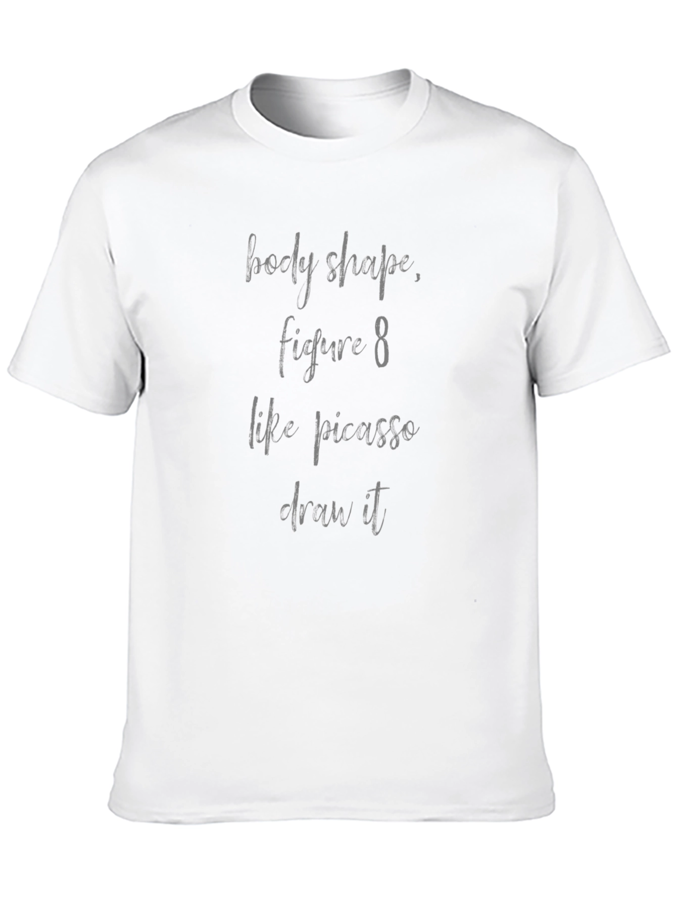 Picasso Body Shape Figure 8 Graphic Tee