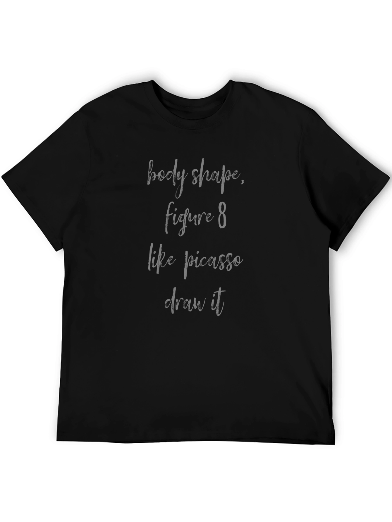Picasso Body Shape Figure 8 Graphic Tee