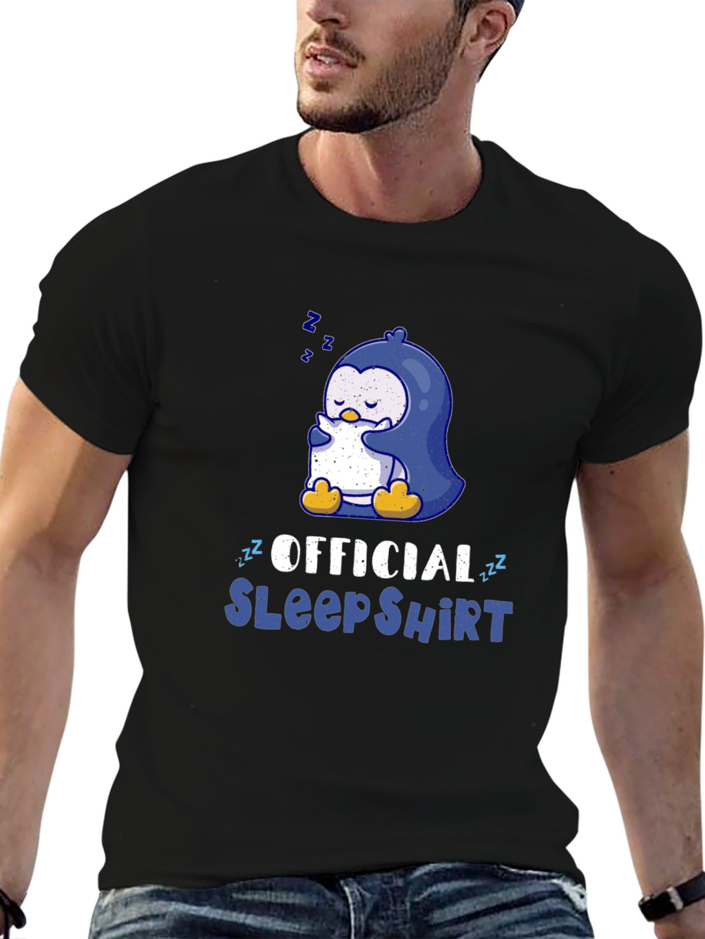 Official Sleep Shirt - Penguin Graphic Tee - Unisex