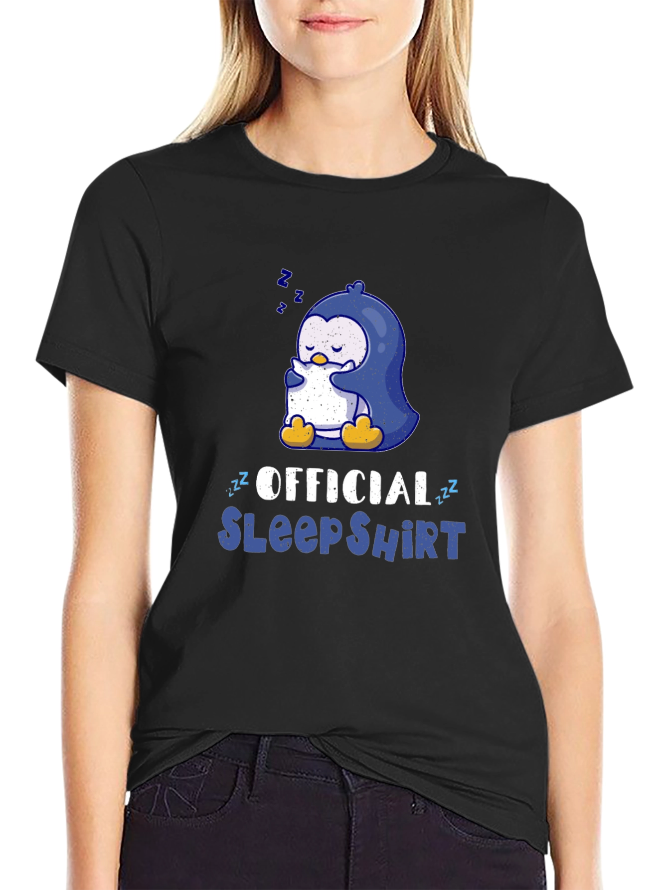 Official Sleep Shirt - Penguin Graphic Tee - Unisex