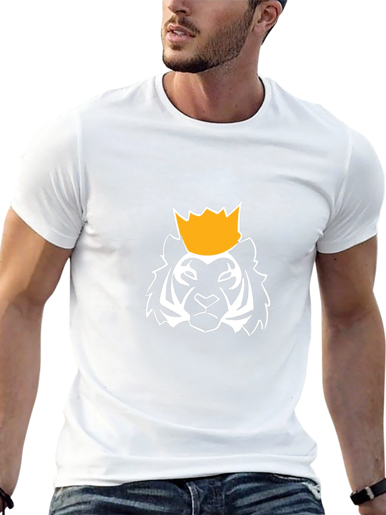 King Tiger Graphic T-Shirt - Modern Crew Neck