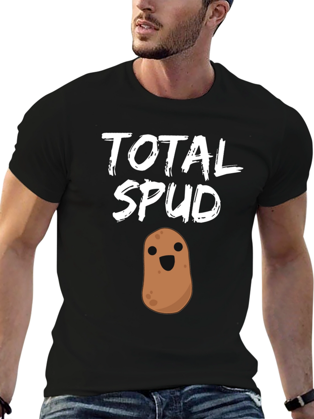 Total Spud Funny Potato Graphic T-Shirt