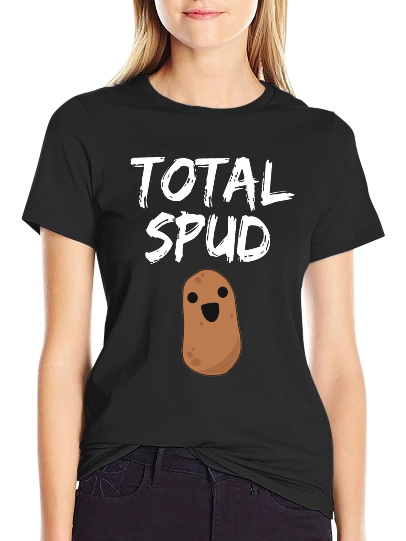 Total Spud Funny Potato Graphic T-Shirt