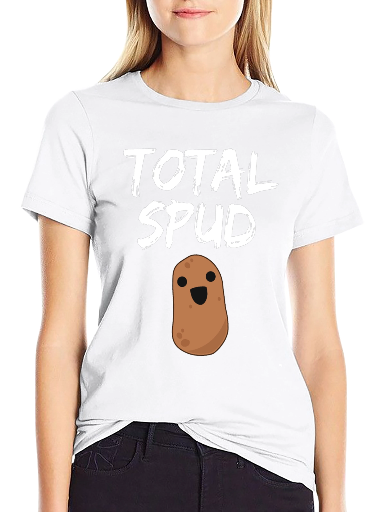 Total Spud Funny Potato Graphic T-Shirt