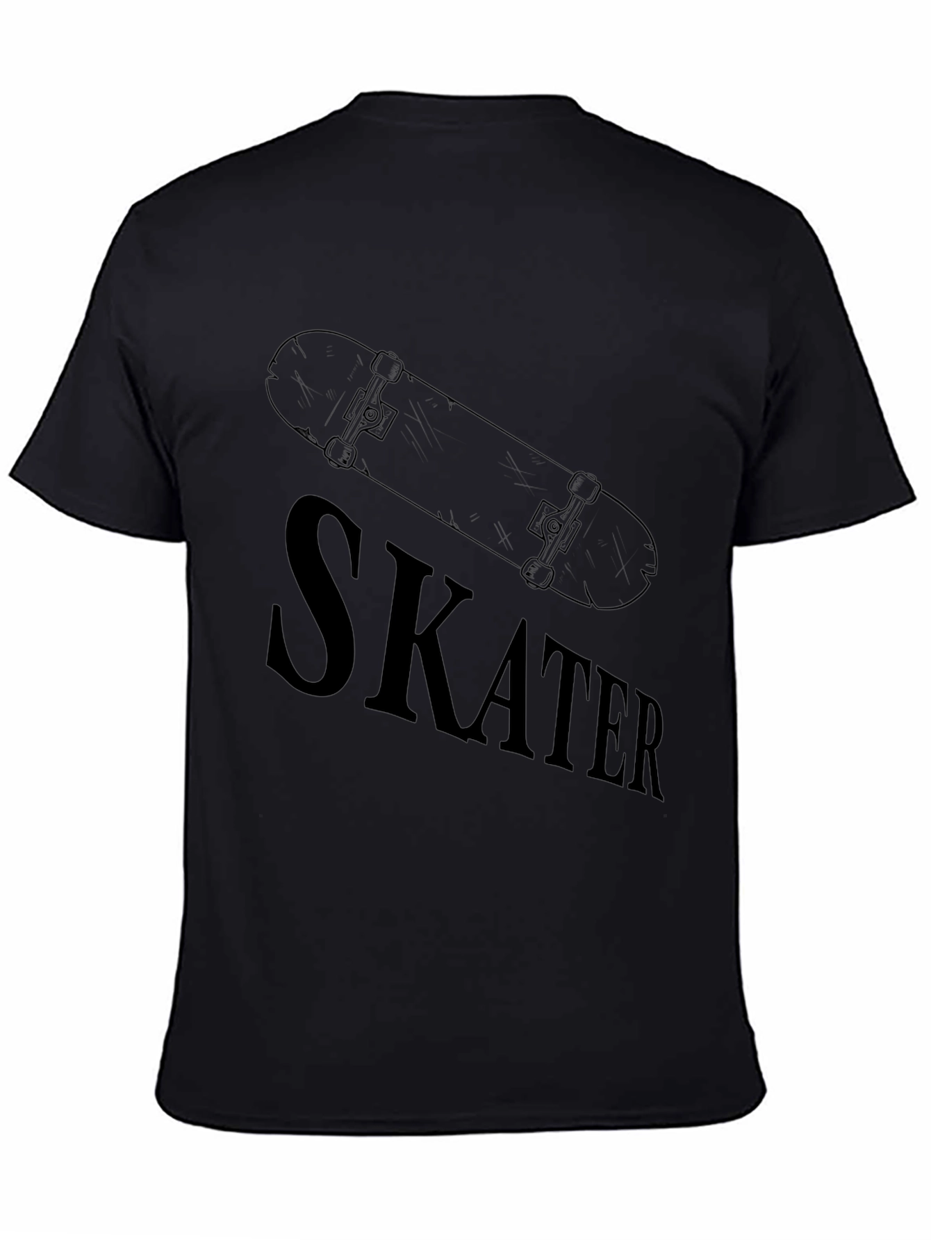 Skater T-Shirt: Cool Skateboard Design