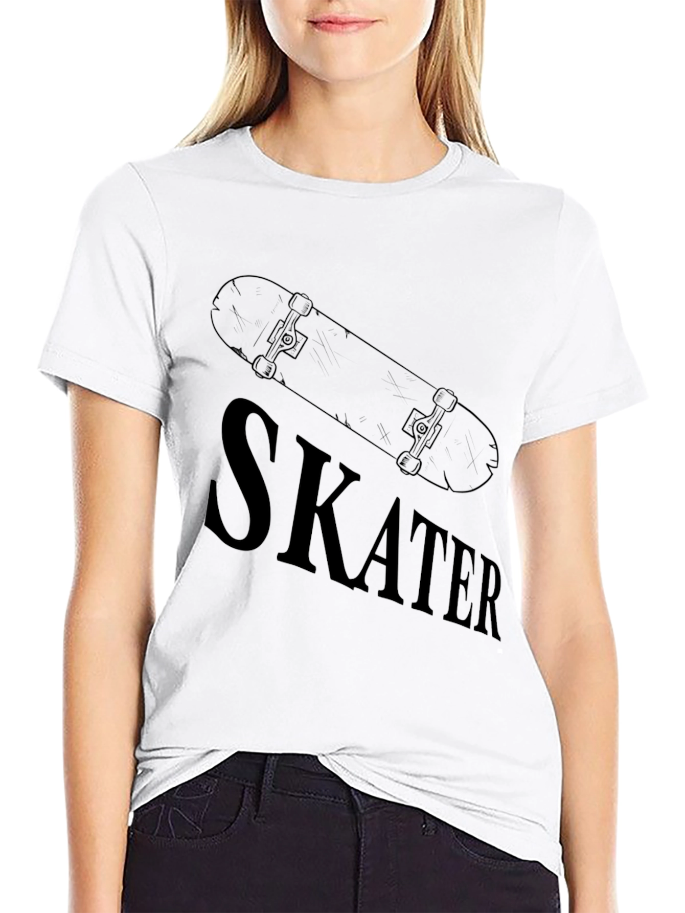 Skater T-Shirt: Cool Skateboard Design