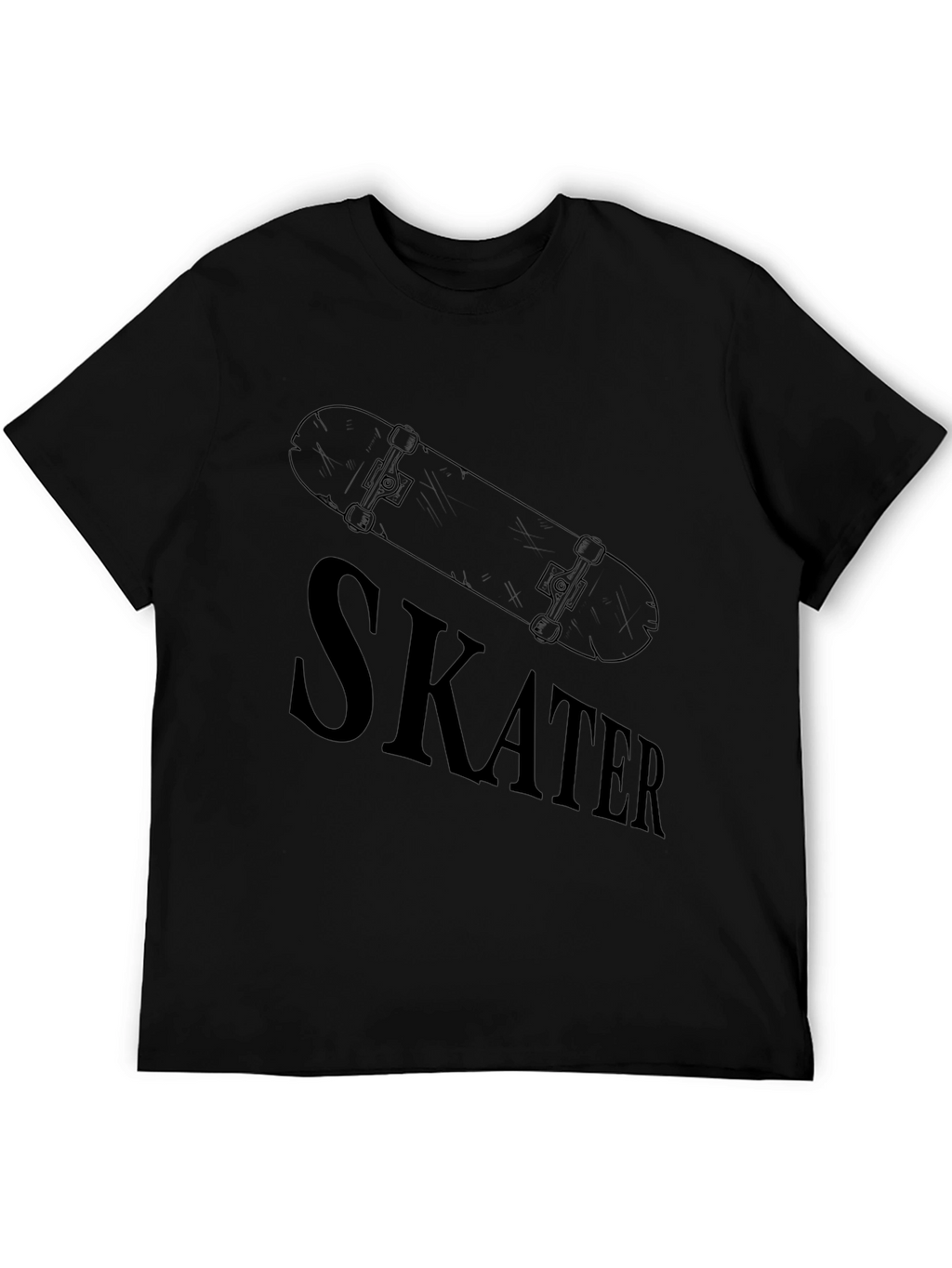 Skater T-Shirt: Cool Skateboard Design