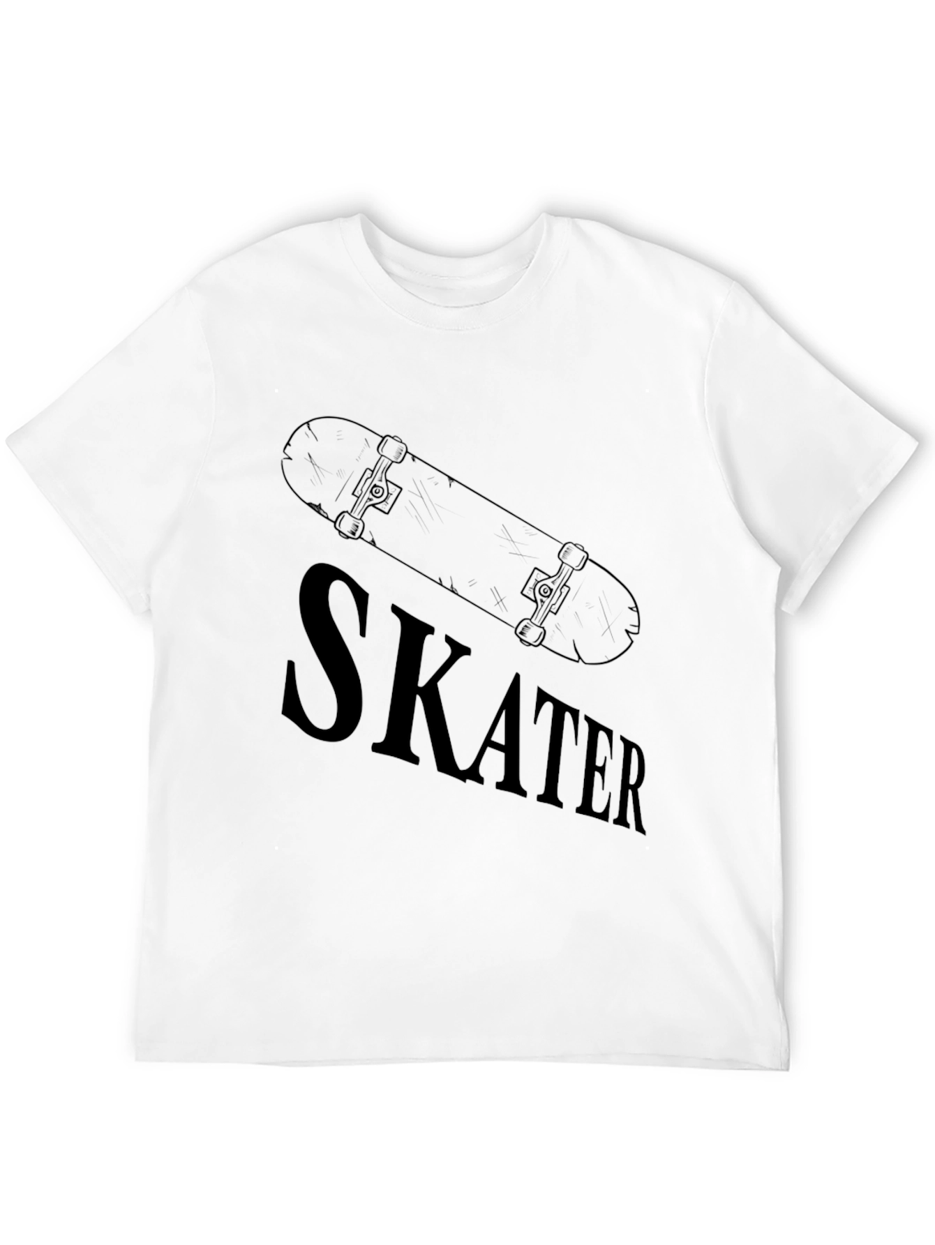 Skater T-Shirt: Cool Skateboard Design