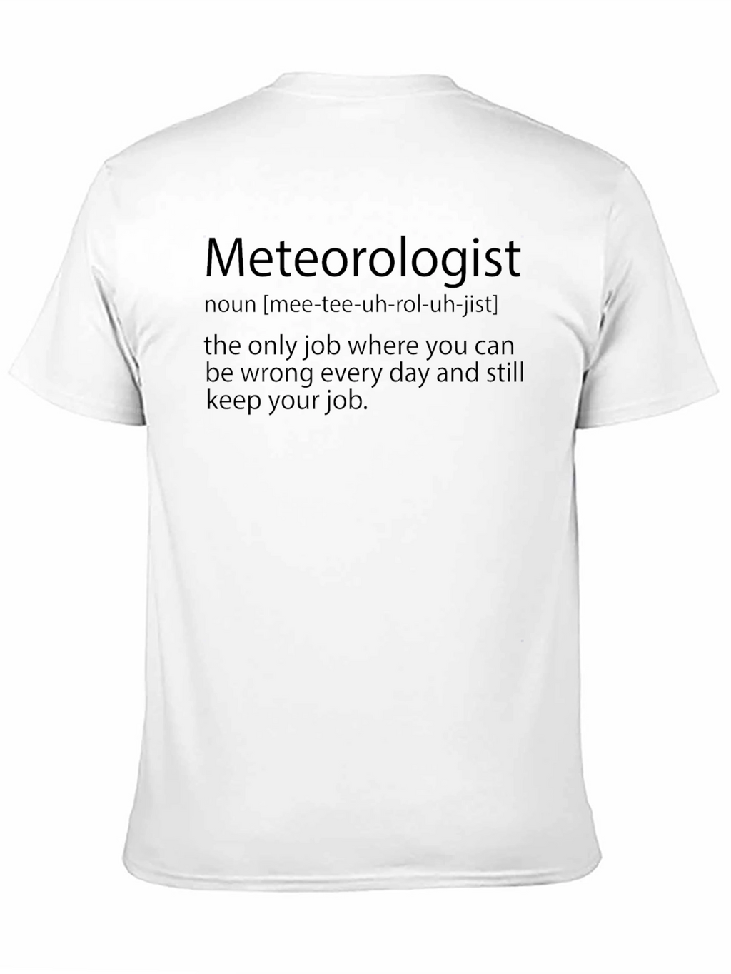 Meteorologist Funny Definition T-Shirt