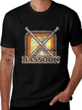 Retro Bassoon T-Shirt - Music Lover Gift