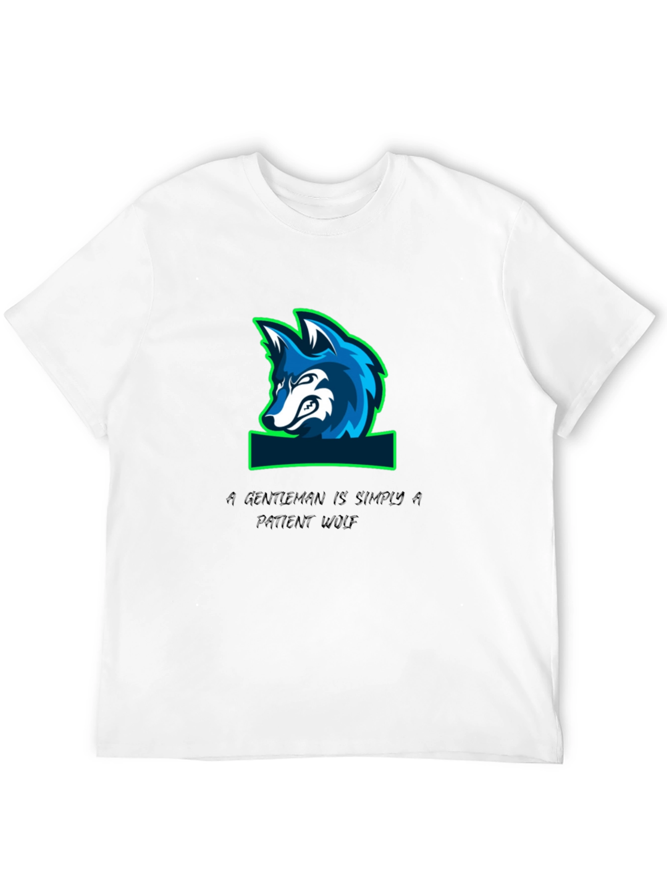 Gentleman Wolf Graphic T-Shirt - Premium Quality
