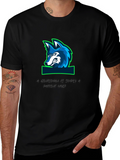 Gentleman Wolf Graphic T-Shirt - Premium Quality