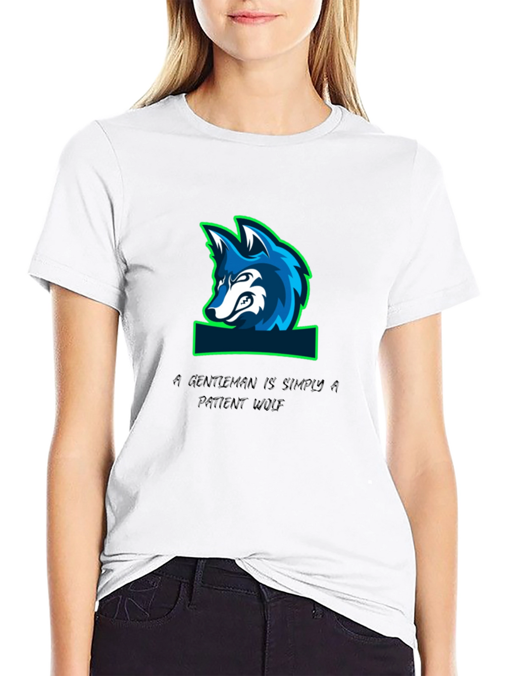 Gentleman Wolf Graphic T-Shirt - Premium Quality