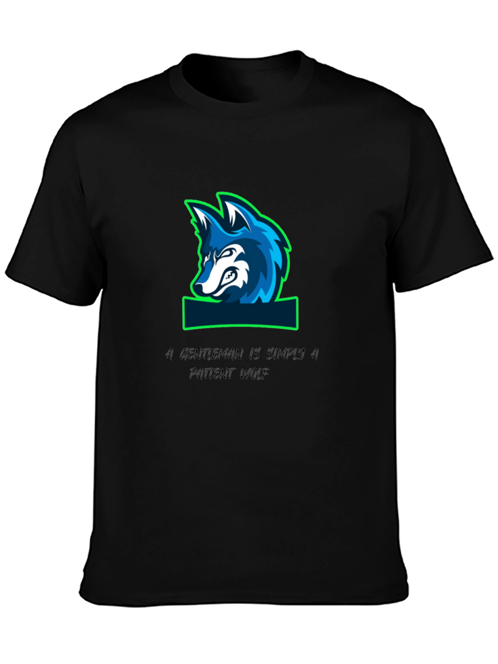 Gentleman Wolf Graphic T-Shirt - Premium Quality