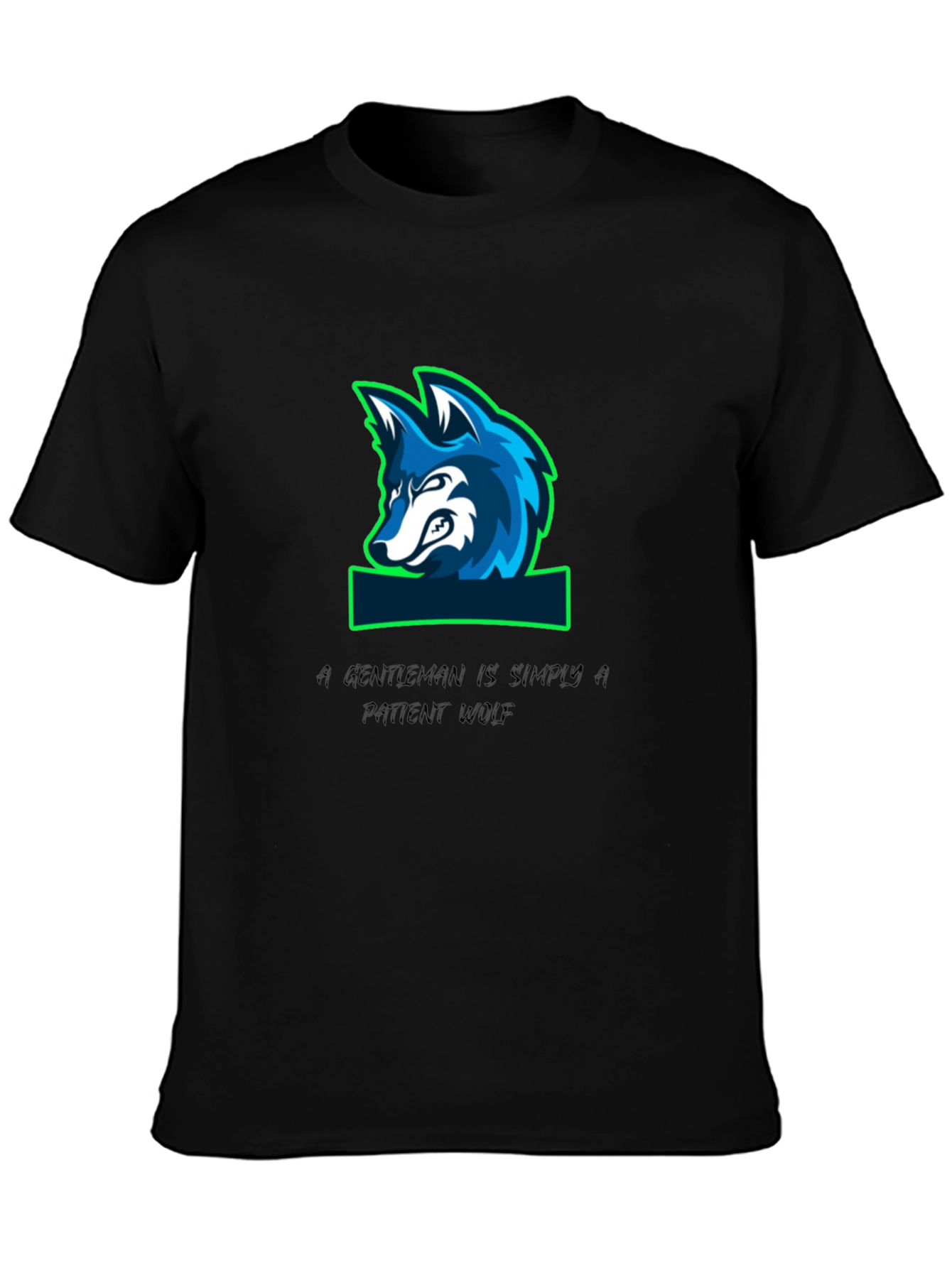Gentleman Wolf Graphic T-Shirt - Premium Quality