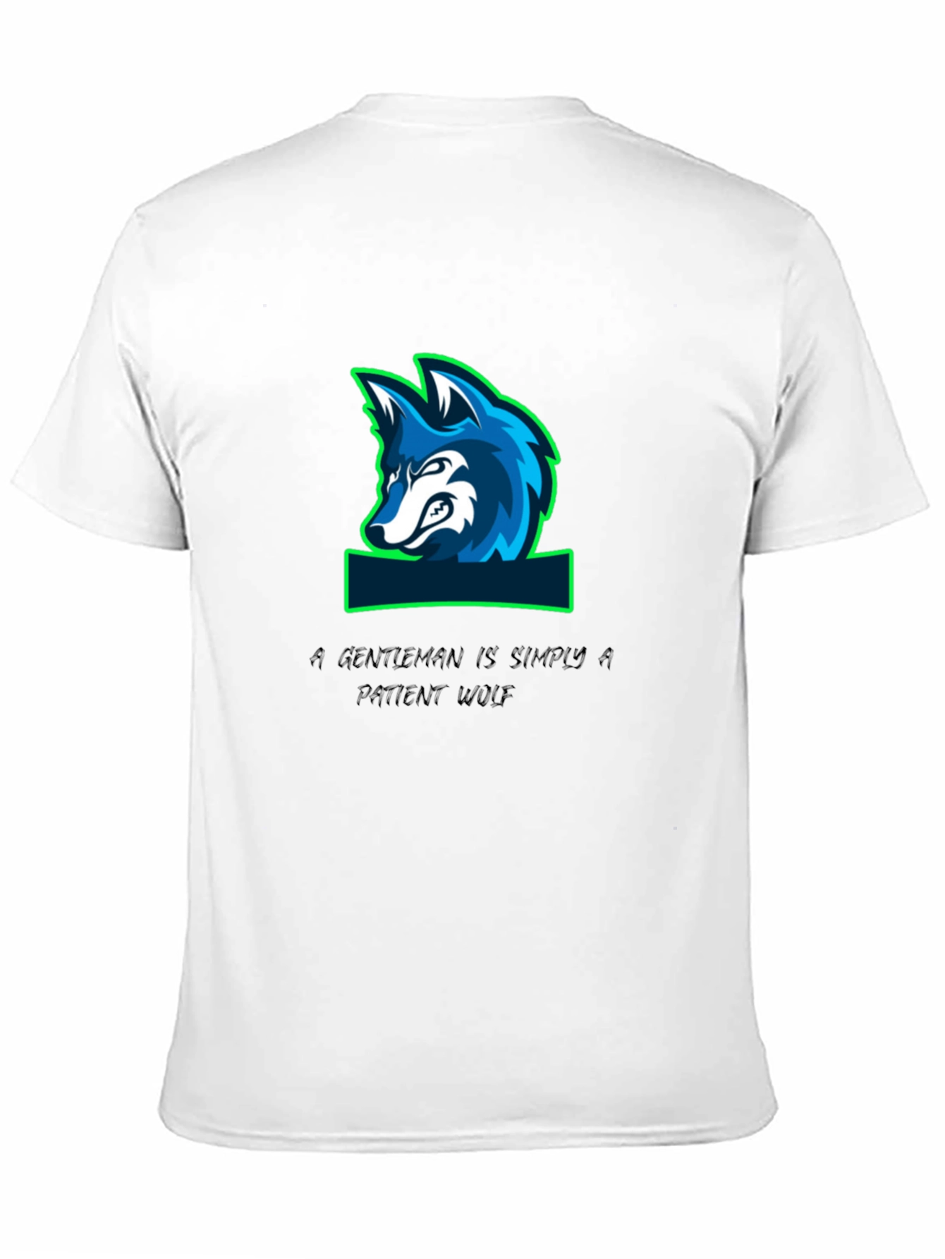 Gentleman Wolf Graphic T-Shirt - Premium Quality