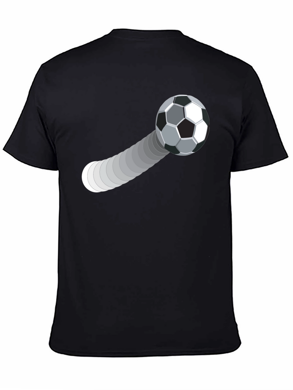 Soccer Ball Trajectory Graphic Tee