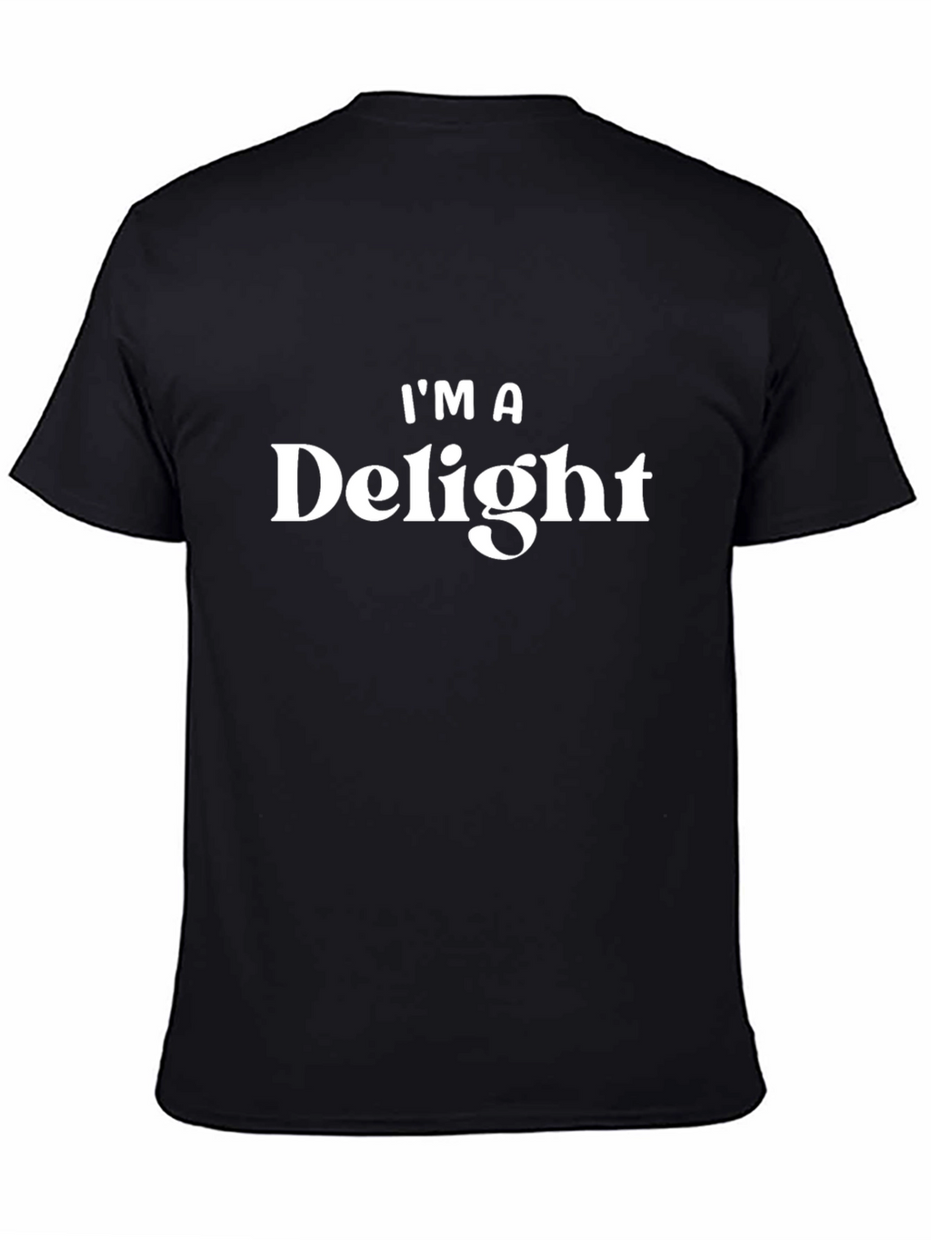 Im A Delight Black T-Shirt