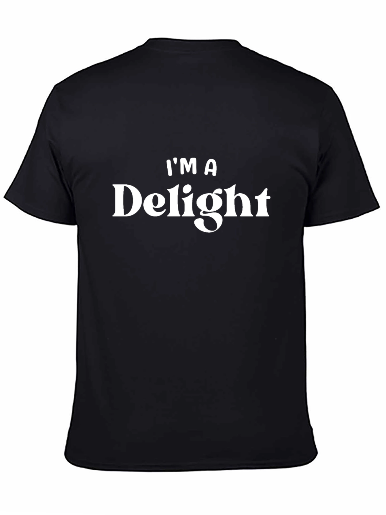 Im A Delight Black T-Shirt