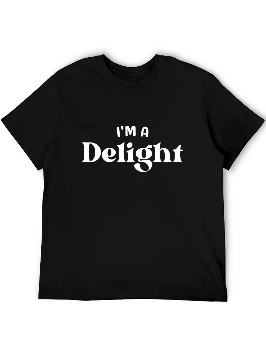 Im A Delight Black T-Shirt