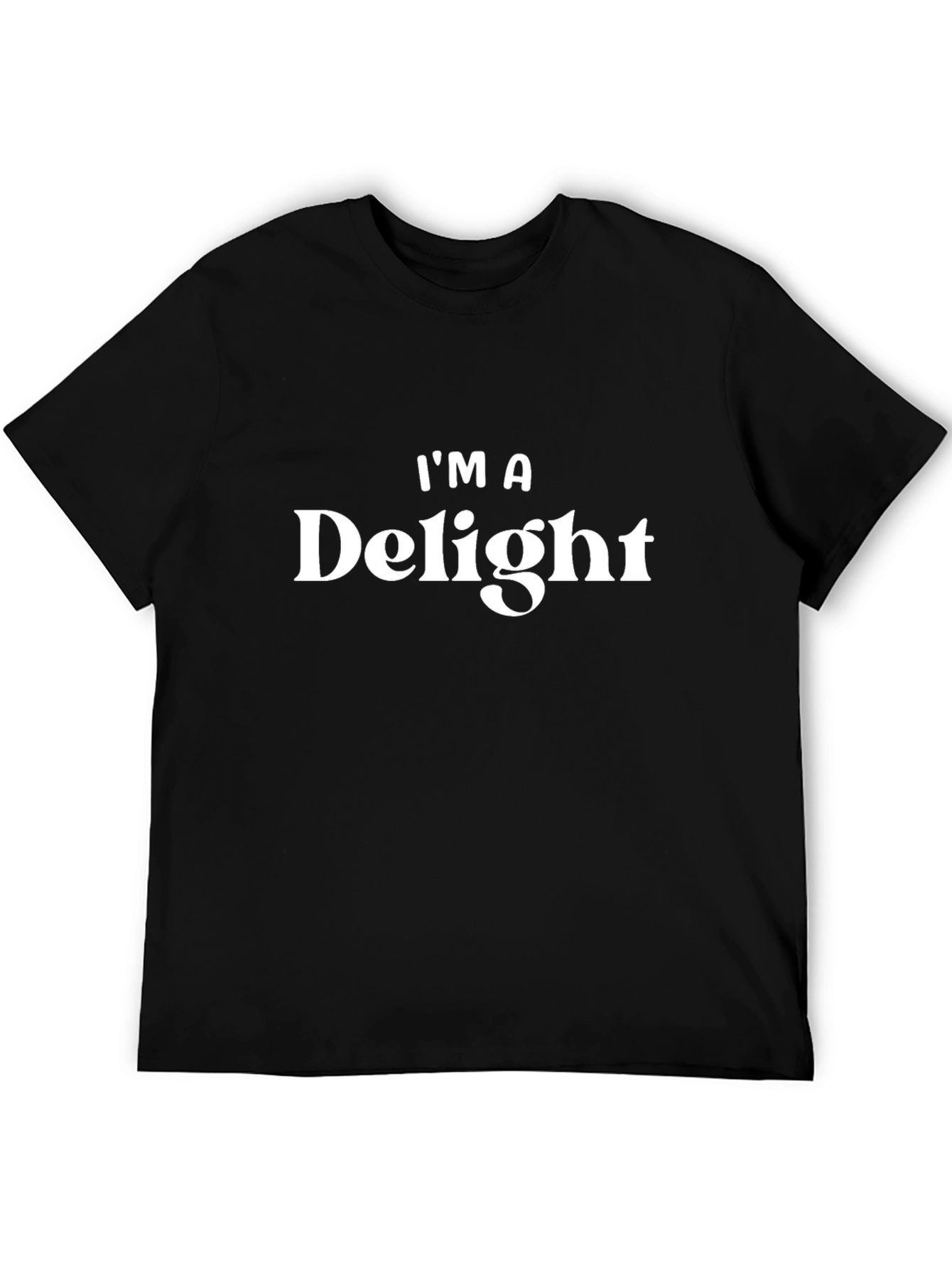 Im A Delight Black T-Shirt