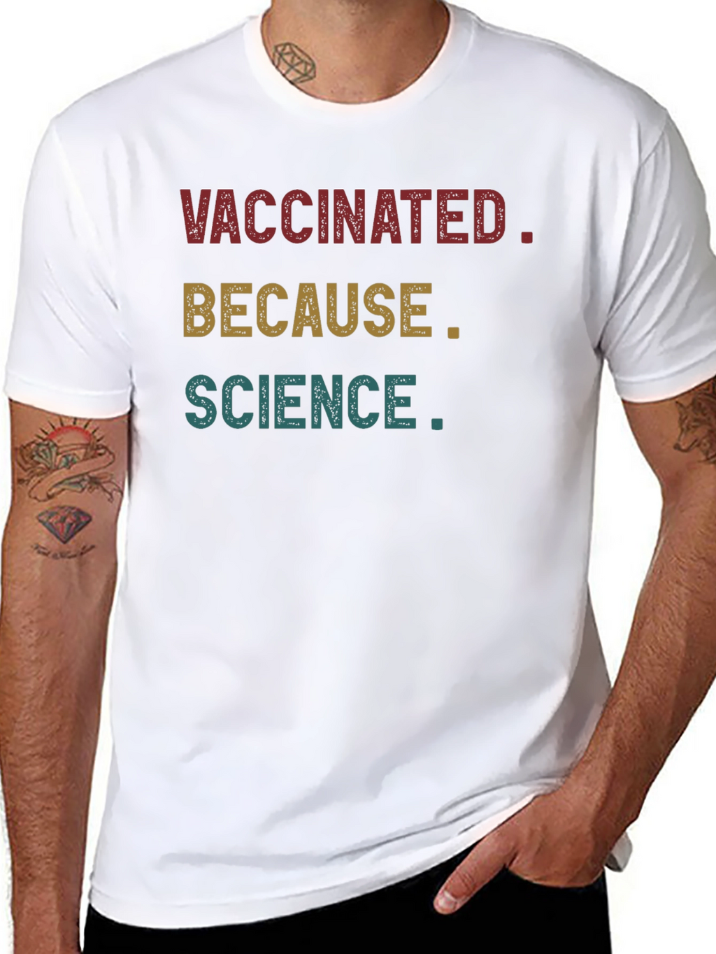 Vaccinated Because Science T-Shirt