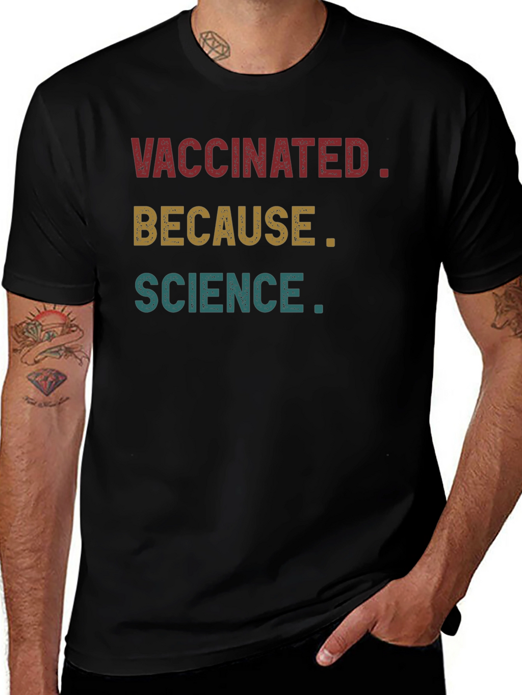 Vaccinated Because Science T-Shirt