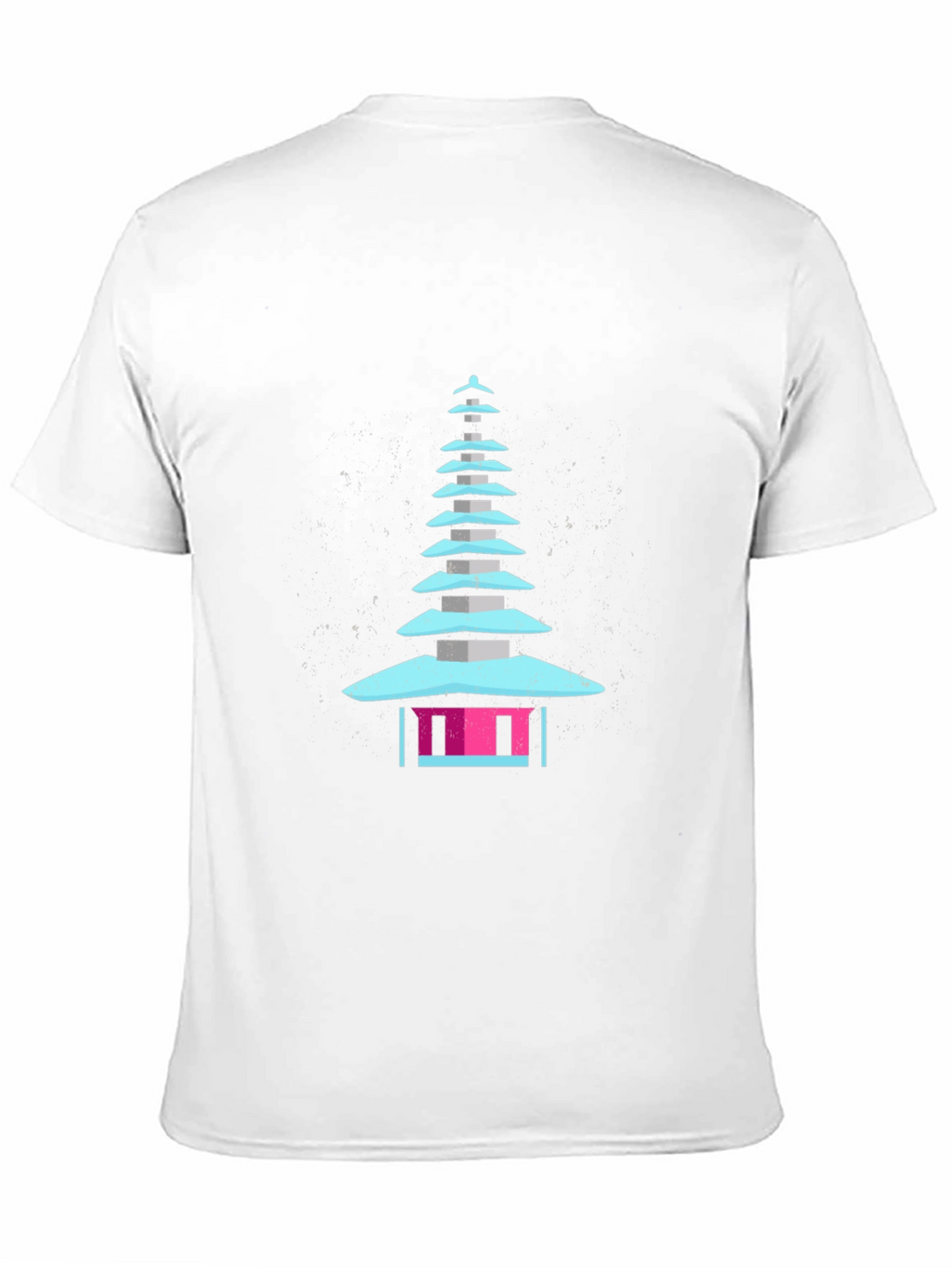 Pagoda Graphic Tee - Mens Black T-Shirt