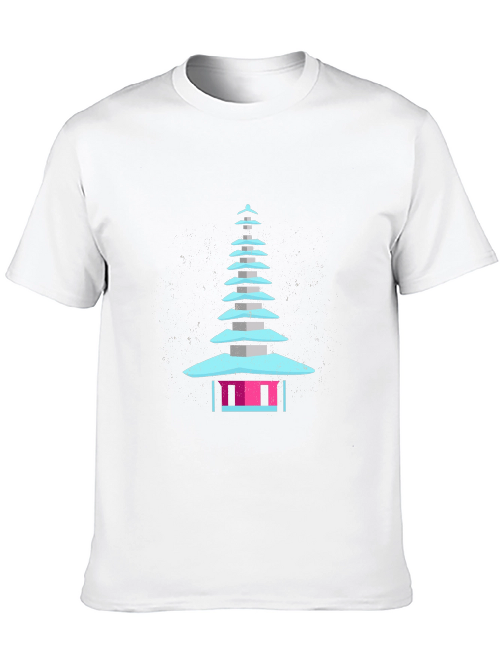 Pagoda Graphic Tee - Mens Black T-Shirt