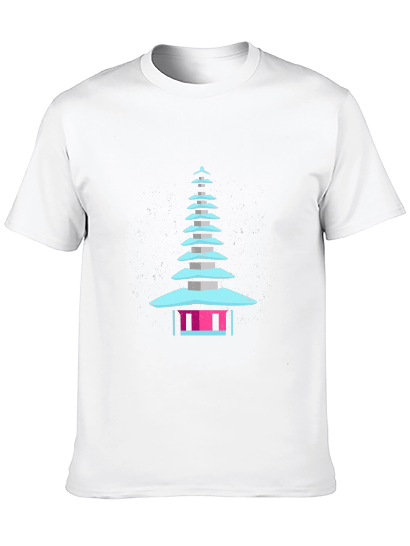 Pagoda Graphic Tee - Mens Black T-Shirt