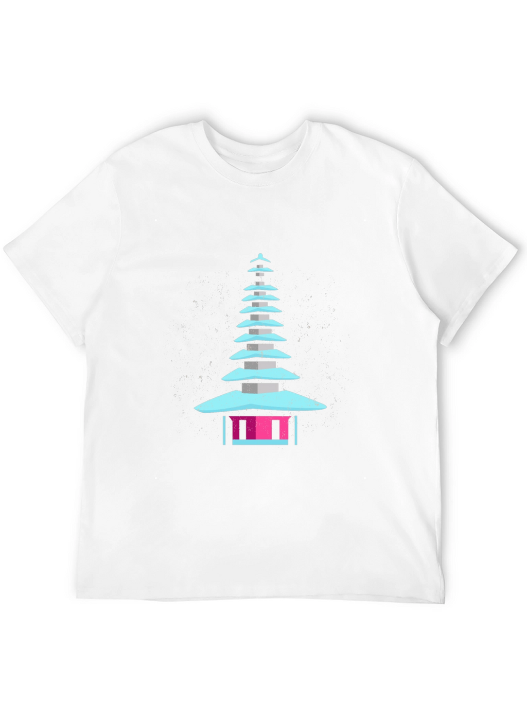 Pagoda Graphic Tee - Mens Black T-Shirt