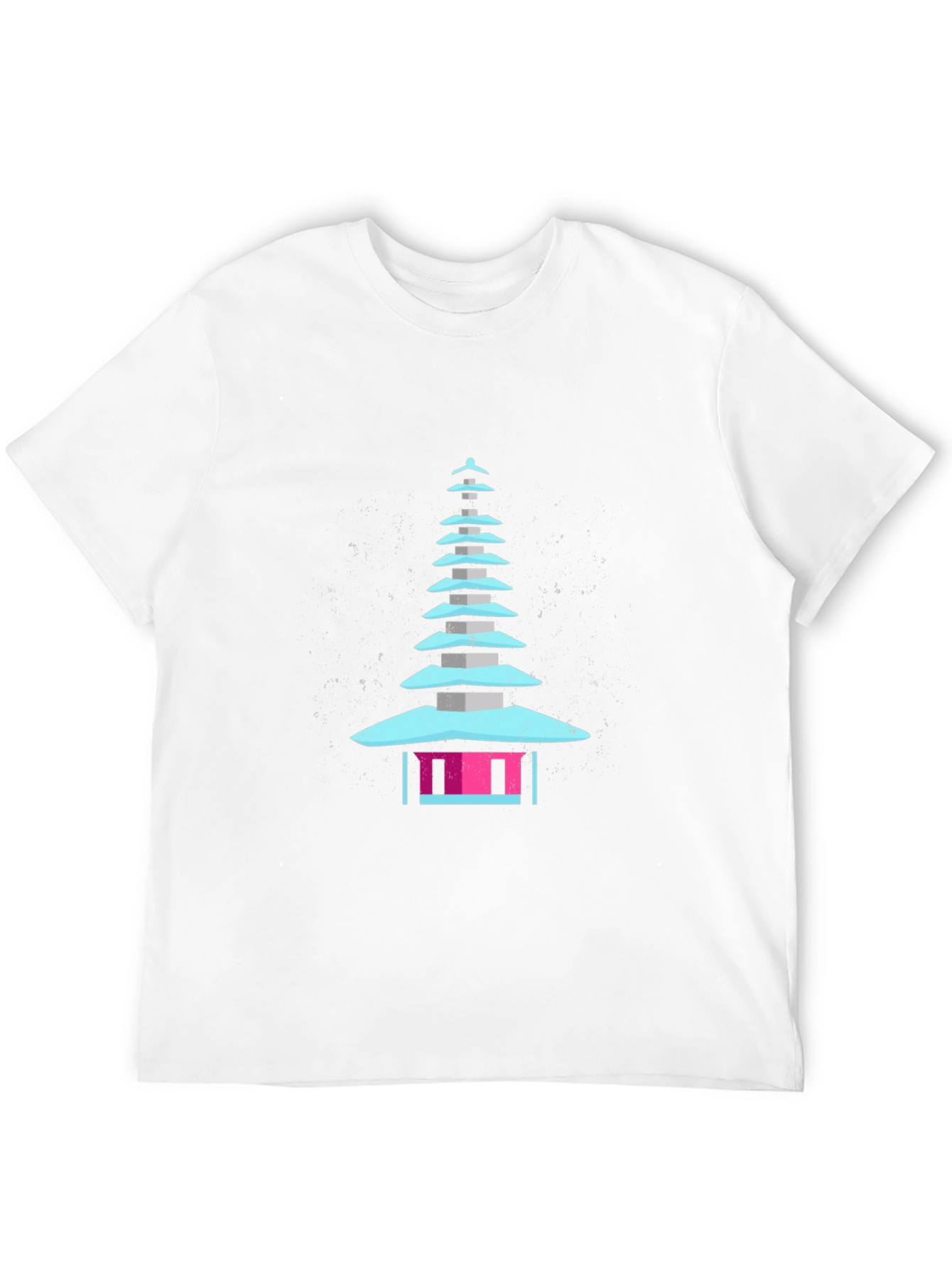 Pagoda Graphic Tee - Mens Black T-Shirt