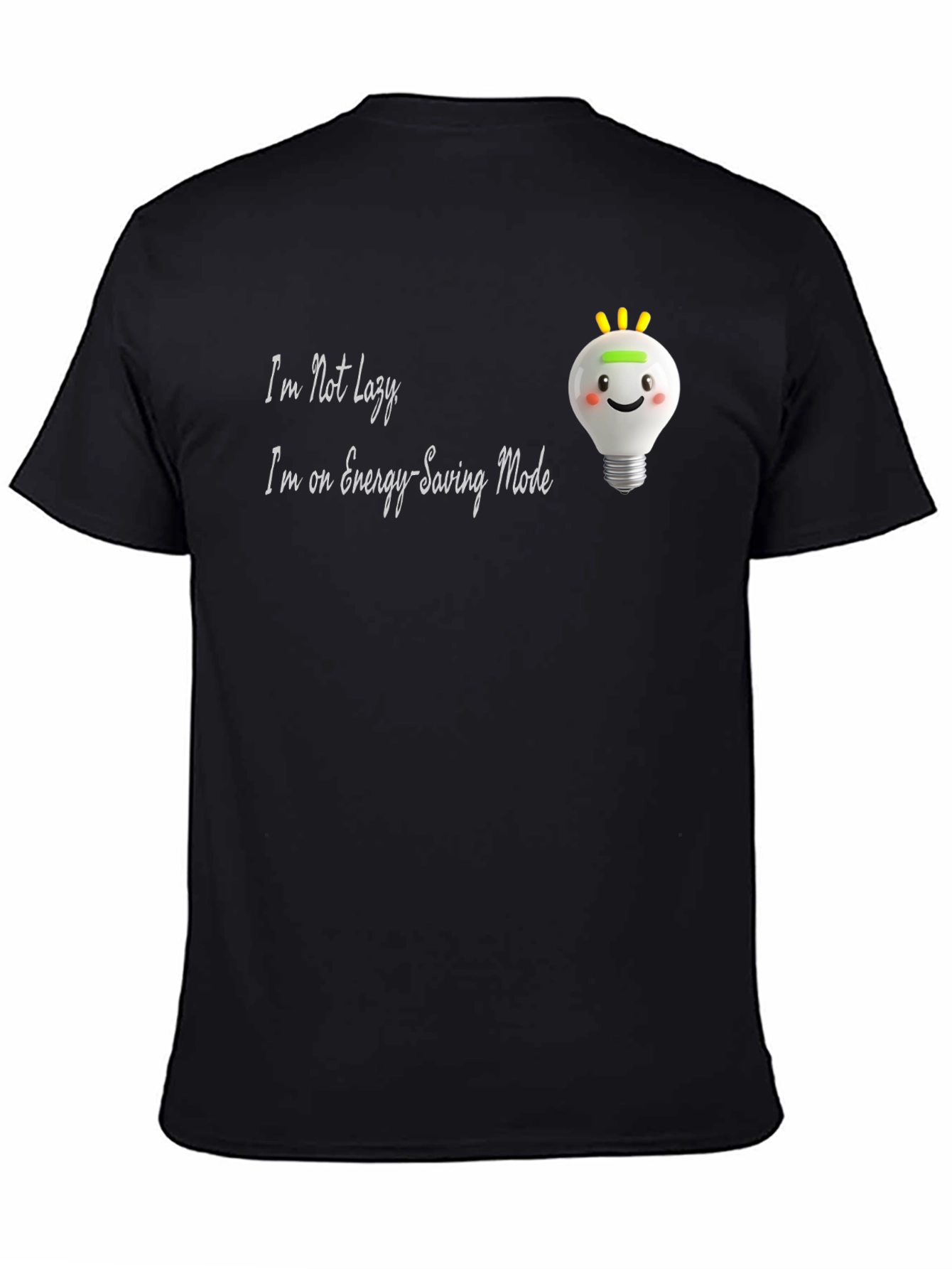 Funny Energy Saving Mode Graphic Tee