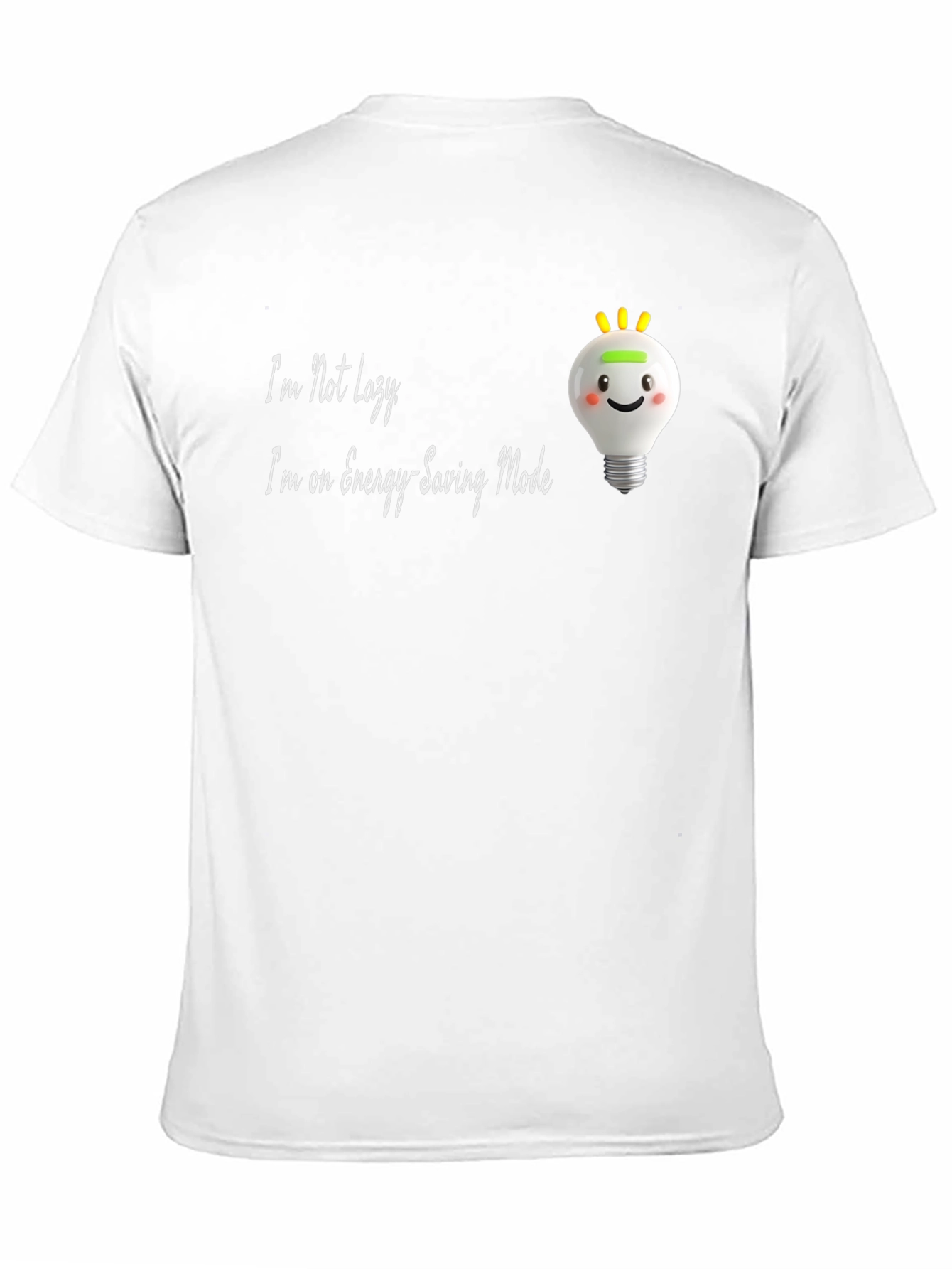 Funny Energy Saving Mode Graphic Tee