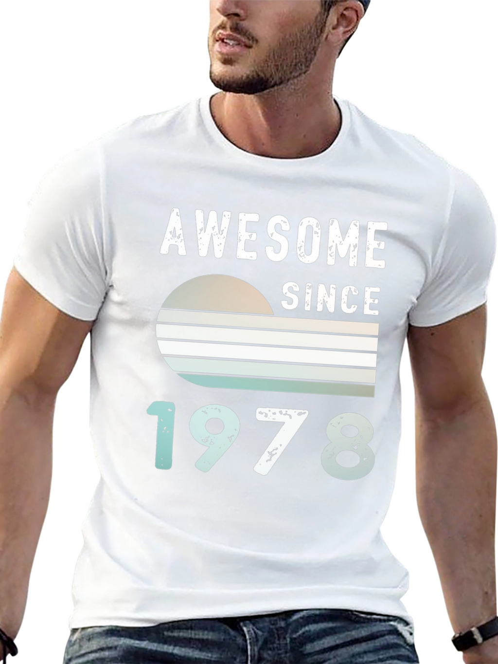 Awesome Since 1978 Graphic Tee - Birthday Gift