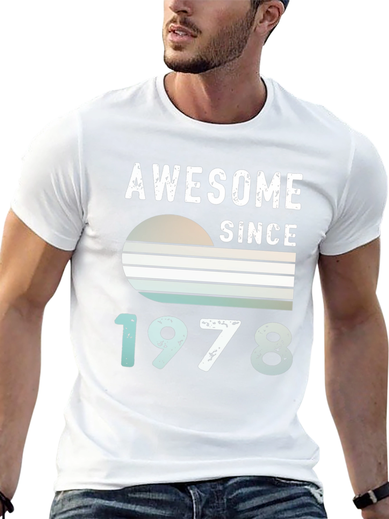 Awesome Since 1978 Graphic Tee - Birthday Gift