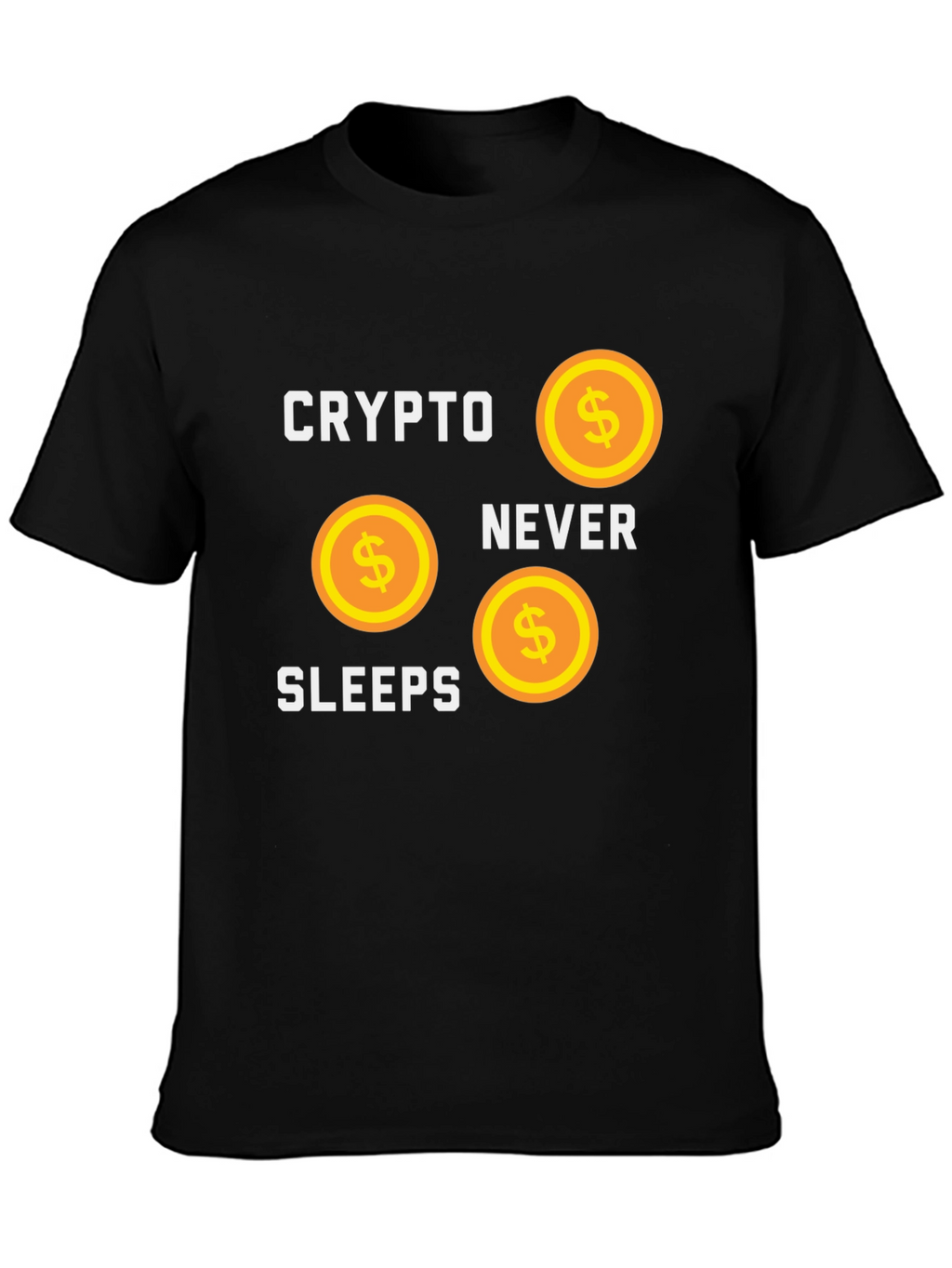 Crypto Never Sleeps T-Shirt