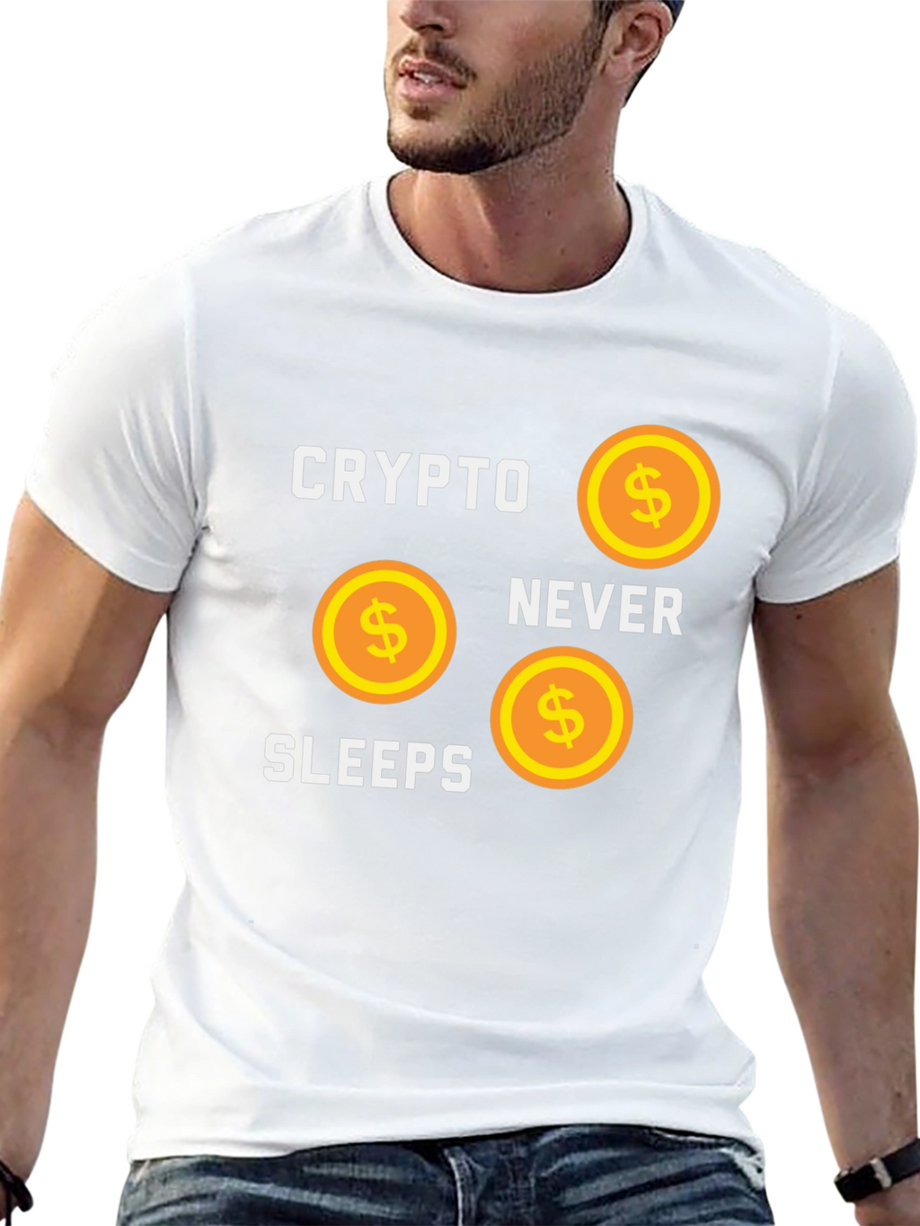 Crypto Never Sleeps T-Shirt