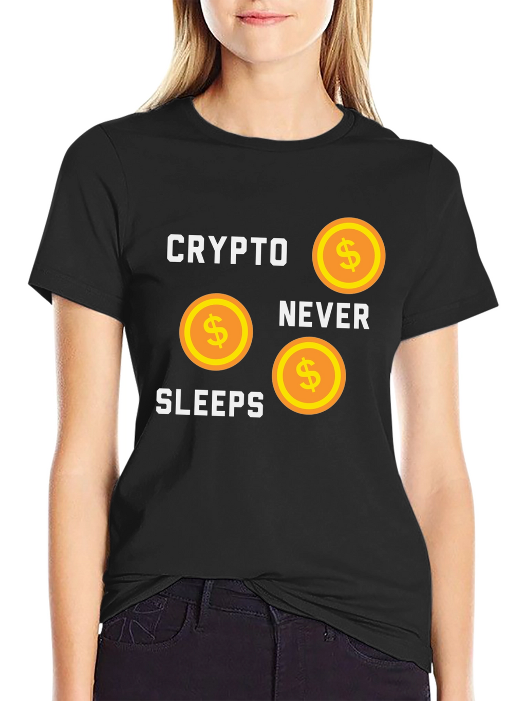 Crypto Never Sleeps T-Shirt