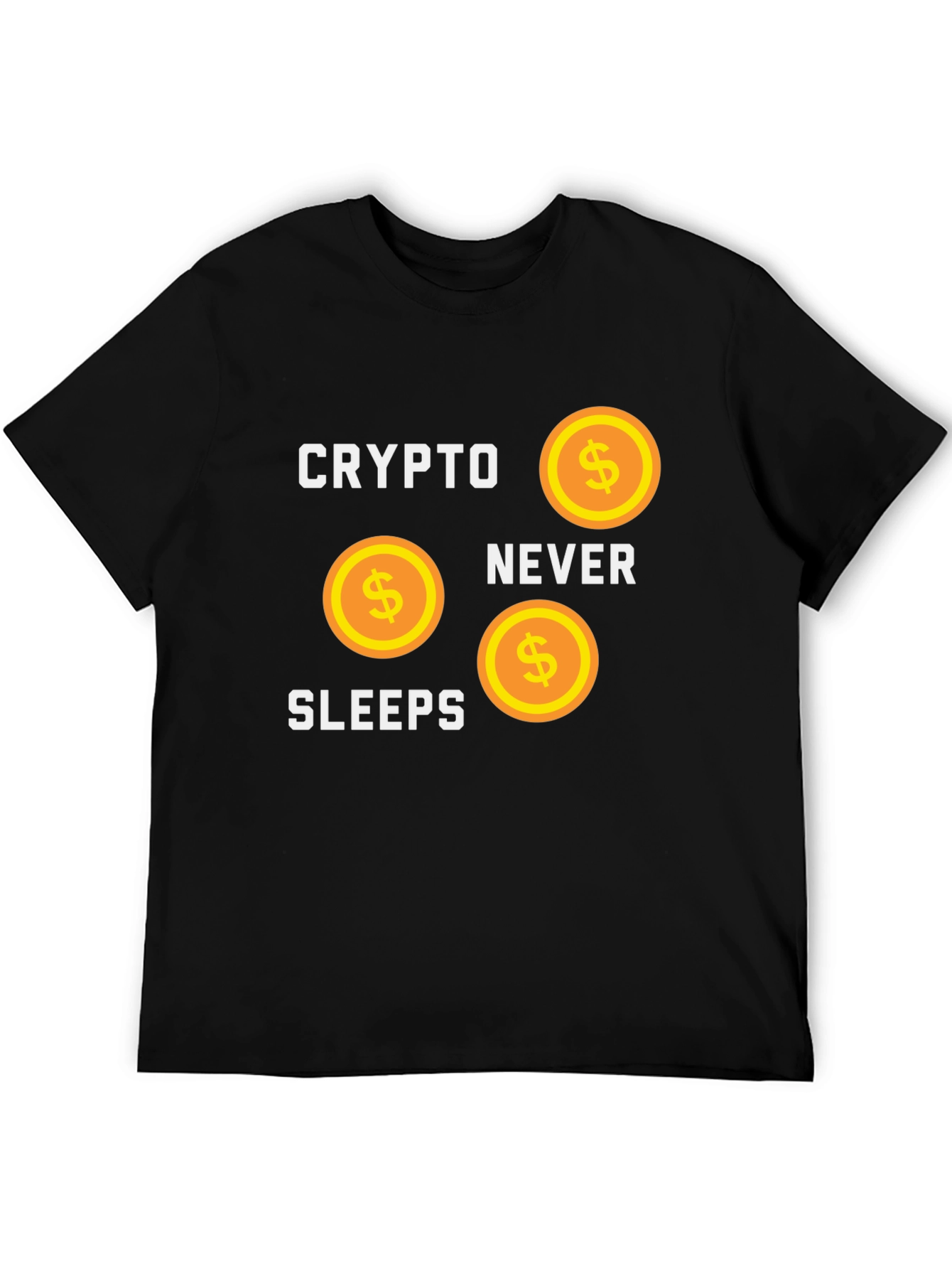 Crypto Never Sleeps T-Shirt