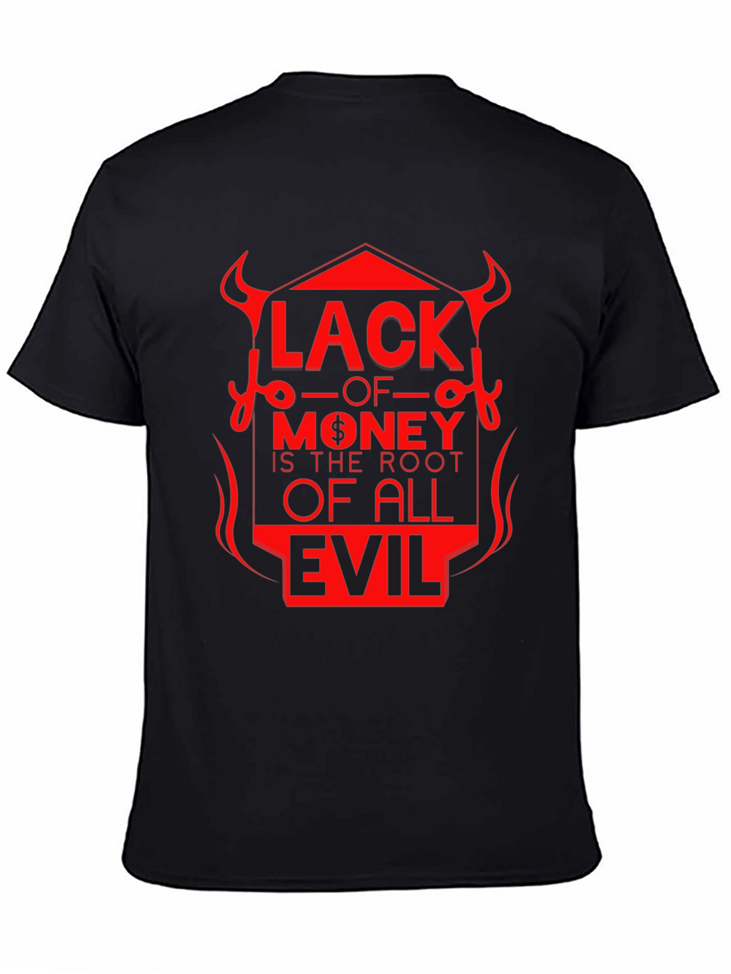 Lack of Money Evil Tee - Stylish Graphic T-Shirt