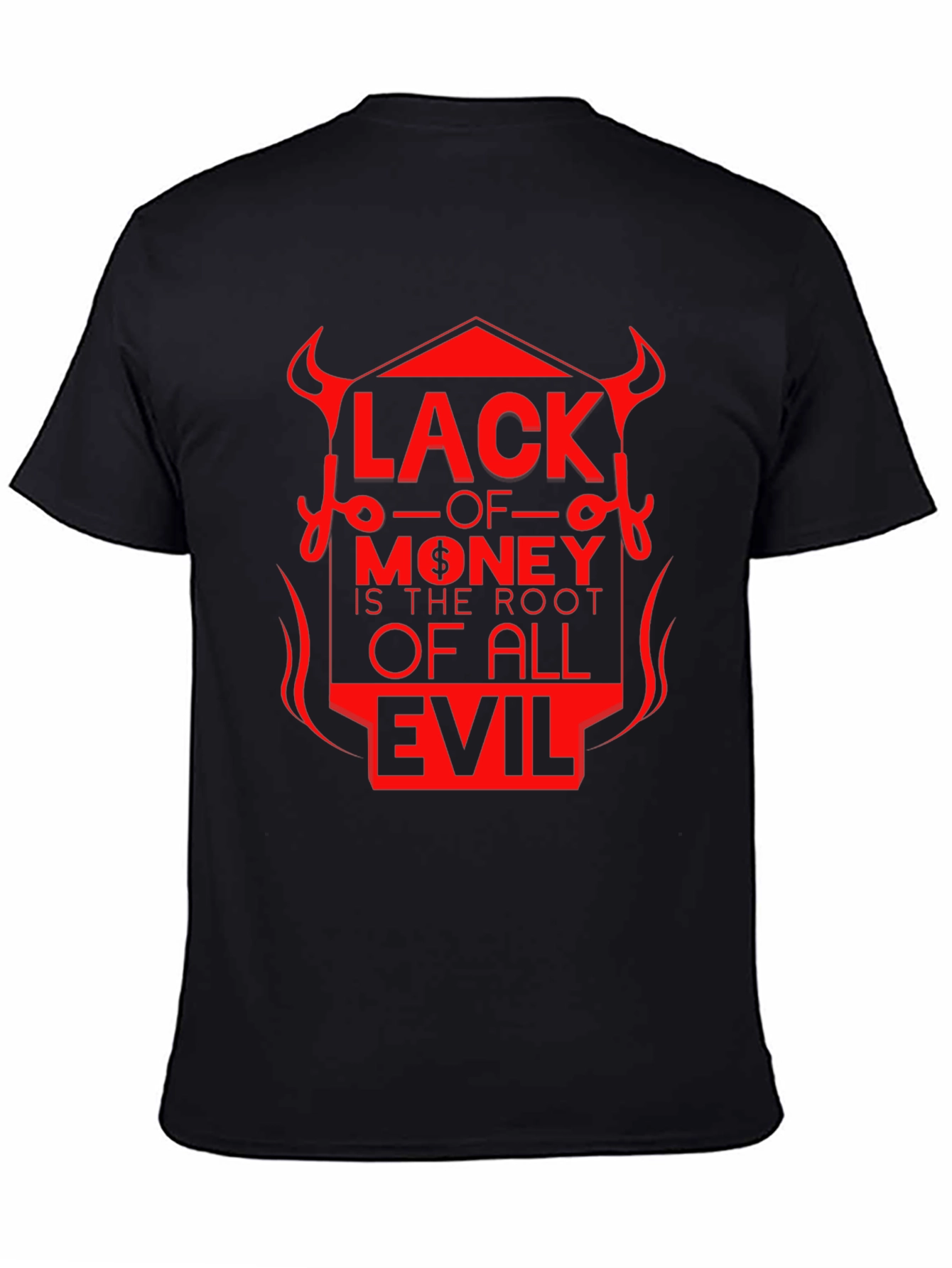 Lack of Money Evil Tee - Stylish Graphic T-Shirt