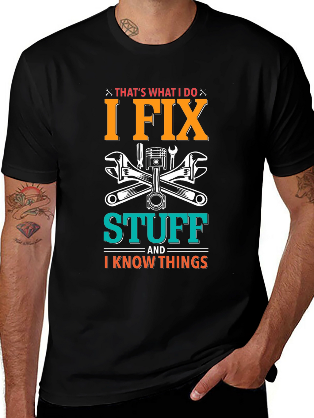 I Fix Stuff T-Shirt - Mechanic Humor Tee