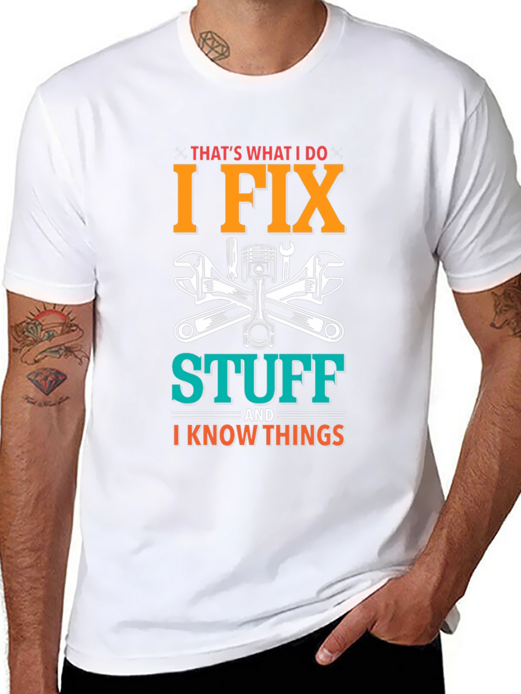 I Fix Stuff T-Shirt - Mechanic Humor Tee