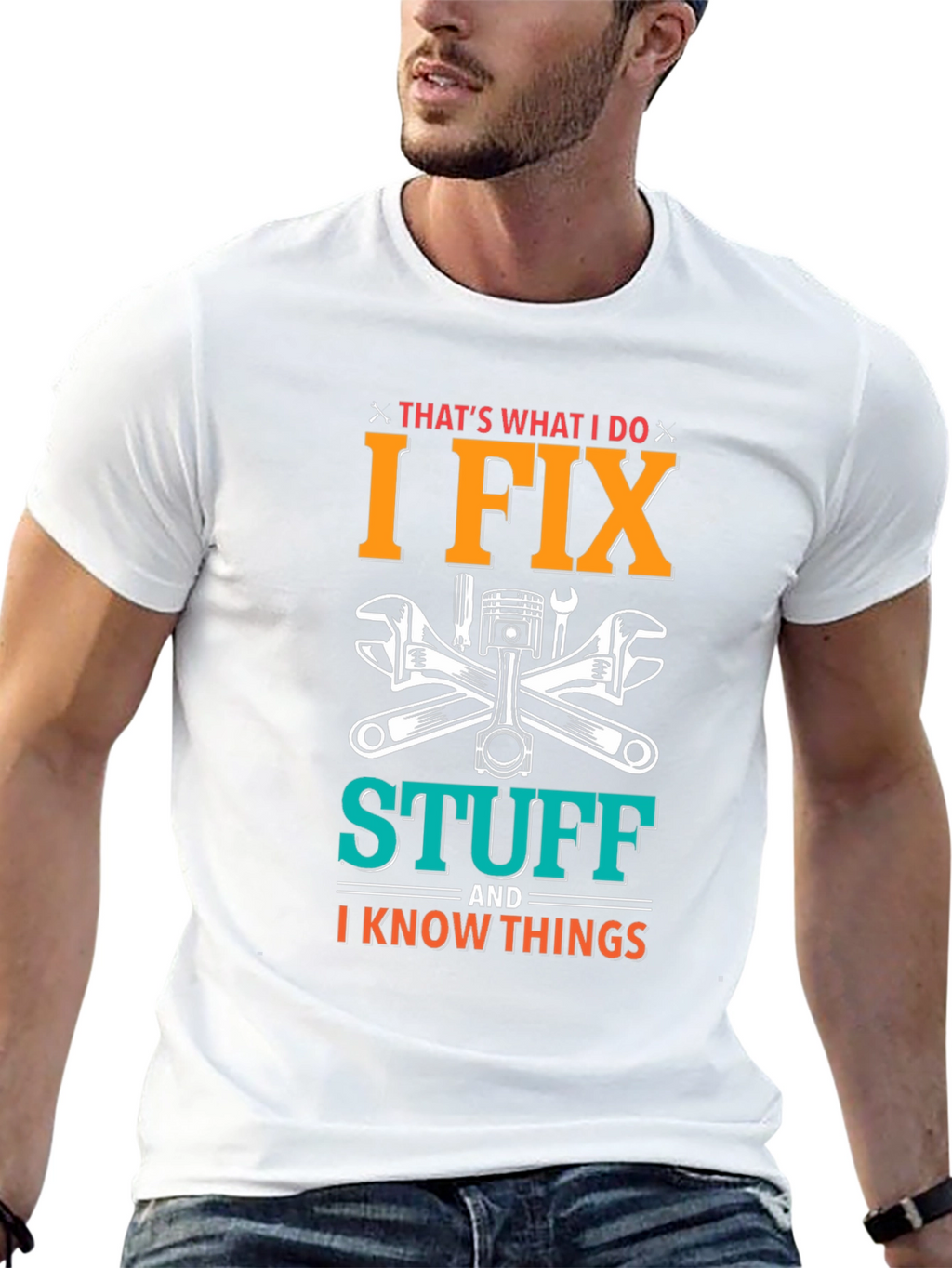 I Fix Stuff T-Shirt - Mechanic Humor Tee