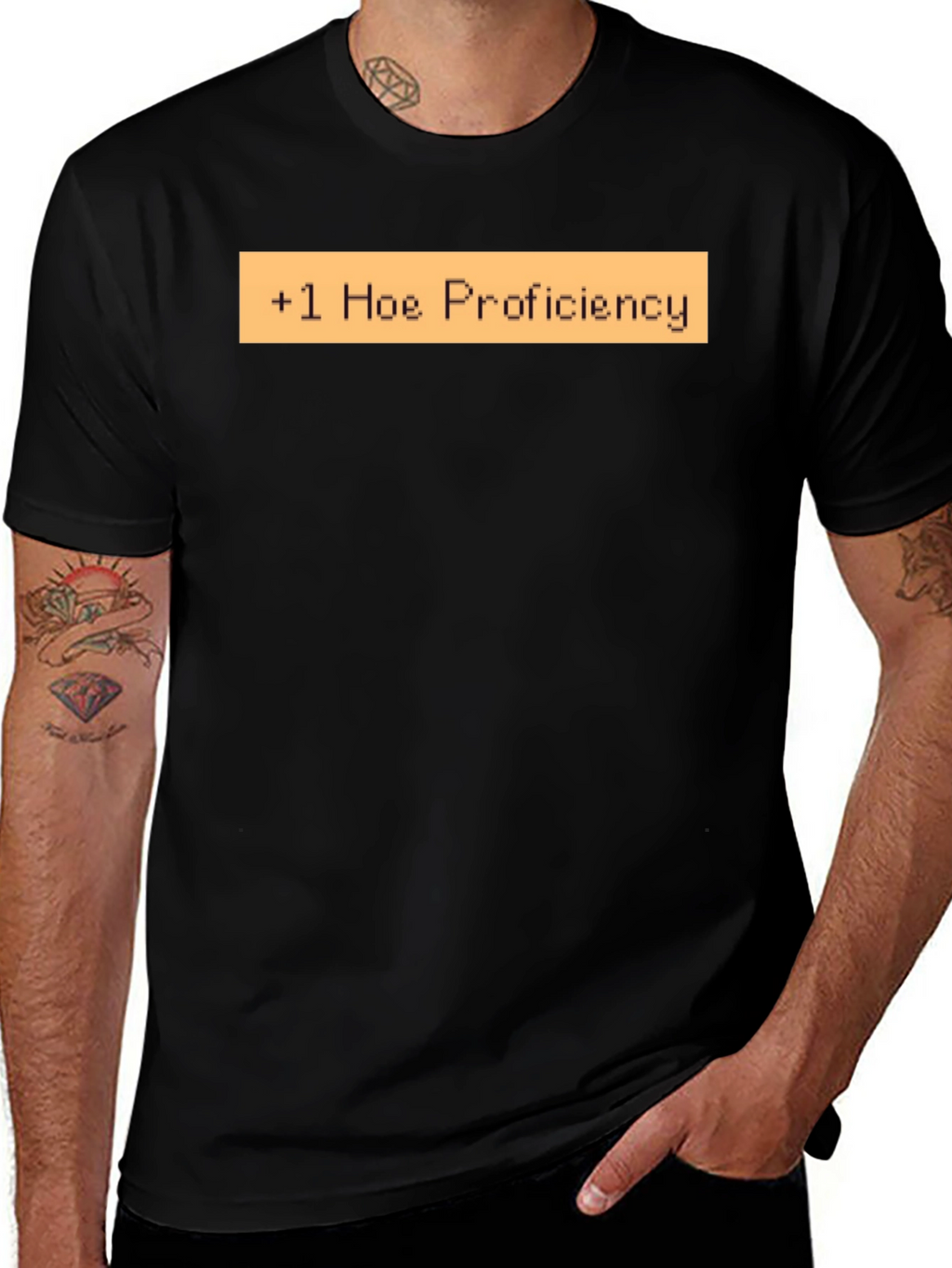 +1 Hoe Proficiency Funny Graphic T-Shirt