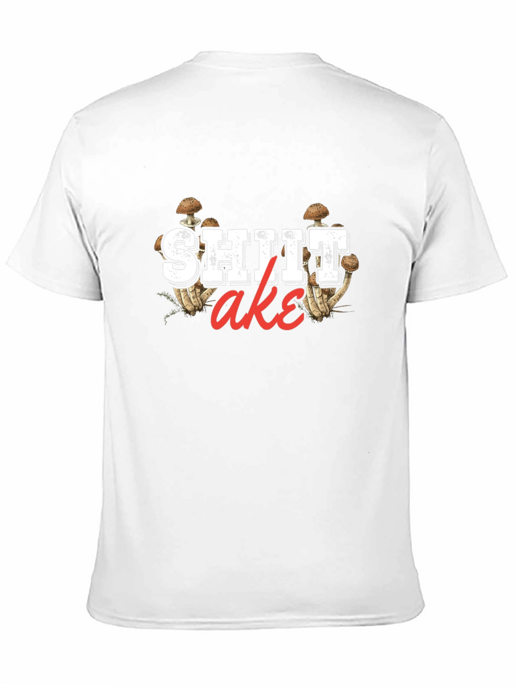 Shitake Mushroom Graphic Print Mens T-Shirt