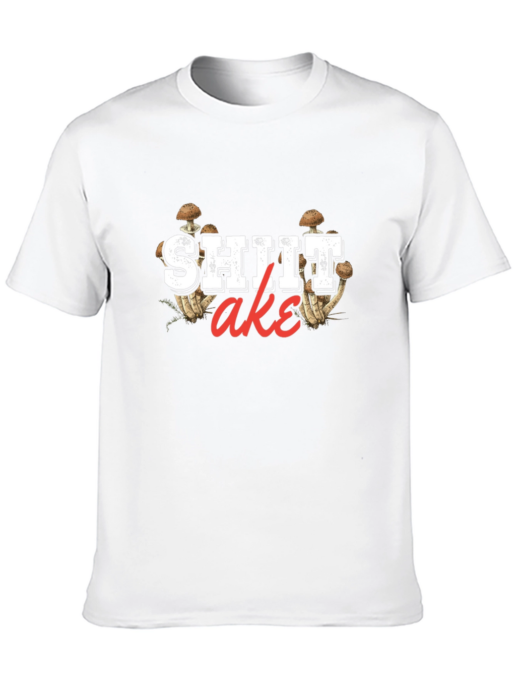 Shitake Mushroom Graphic Print Mens T-Shirt