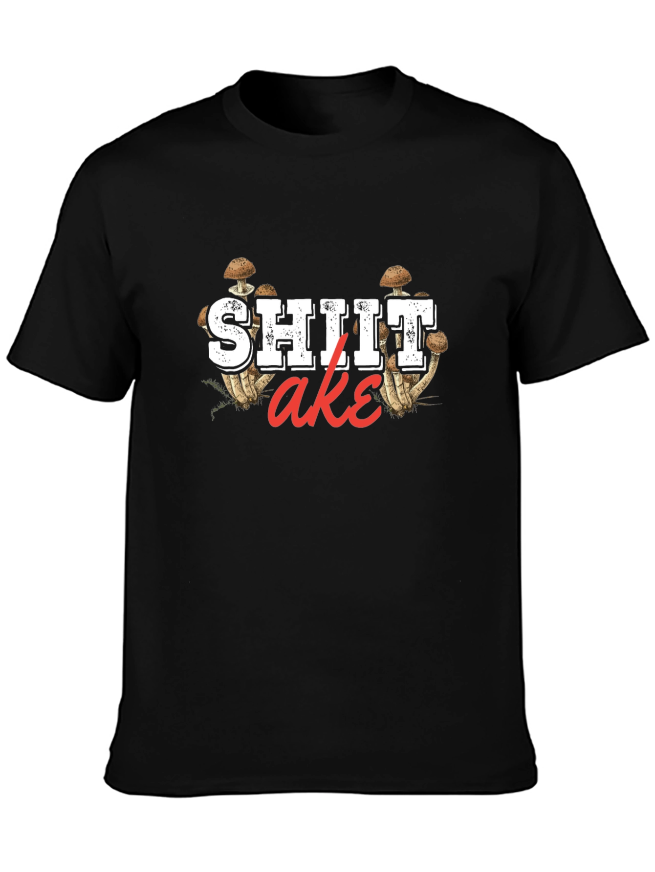 Shitake Mushroom Graphic Print Mens T-Shirt