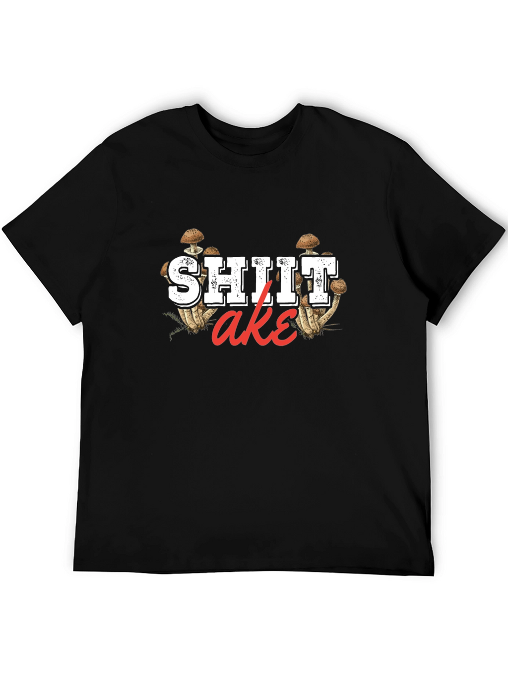 Shitake Mushroom Graphic Print Mens T-Shirt